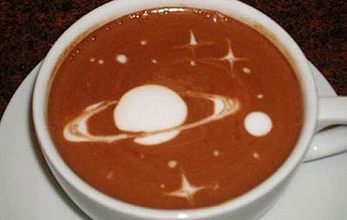 coffee foam art