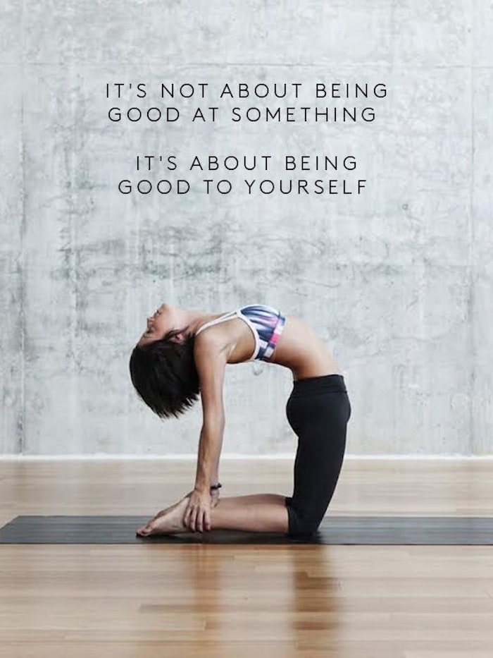 It's not about being good at something