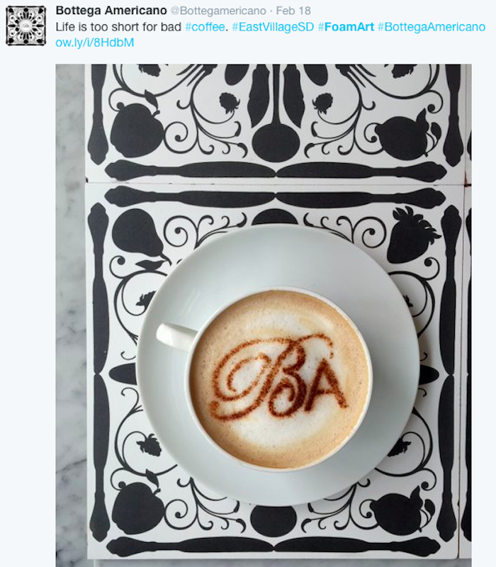 coffee foam art