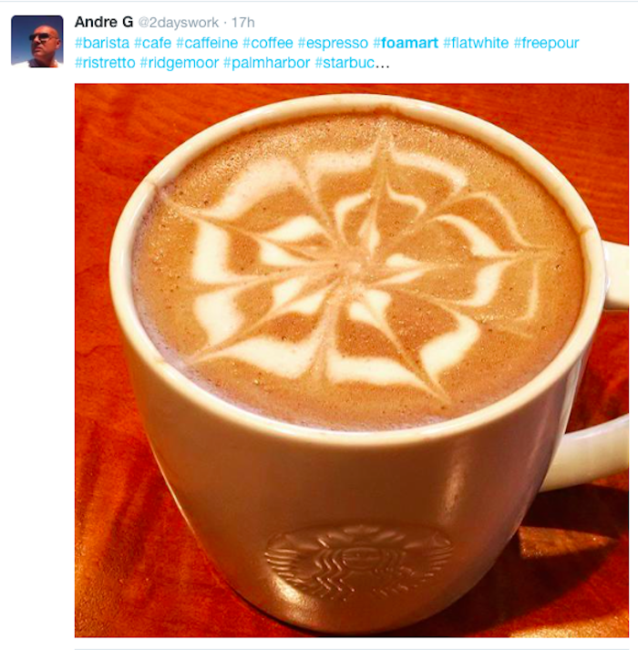 coffee foam art
