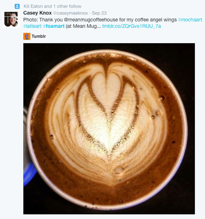 coffee foam art