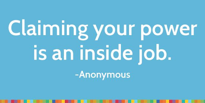 Claiming your power